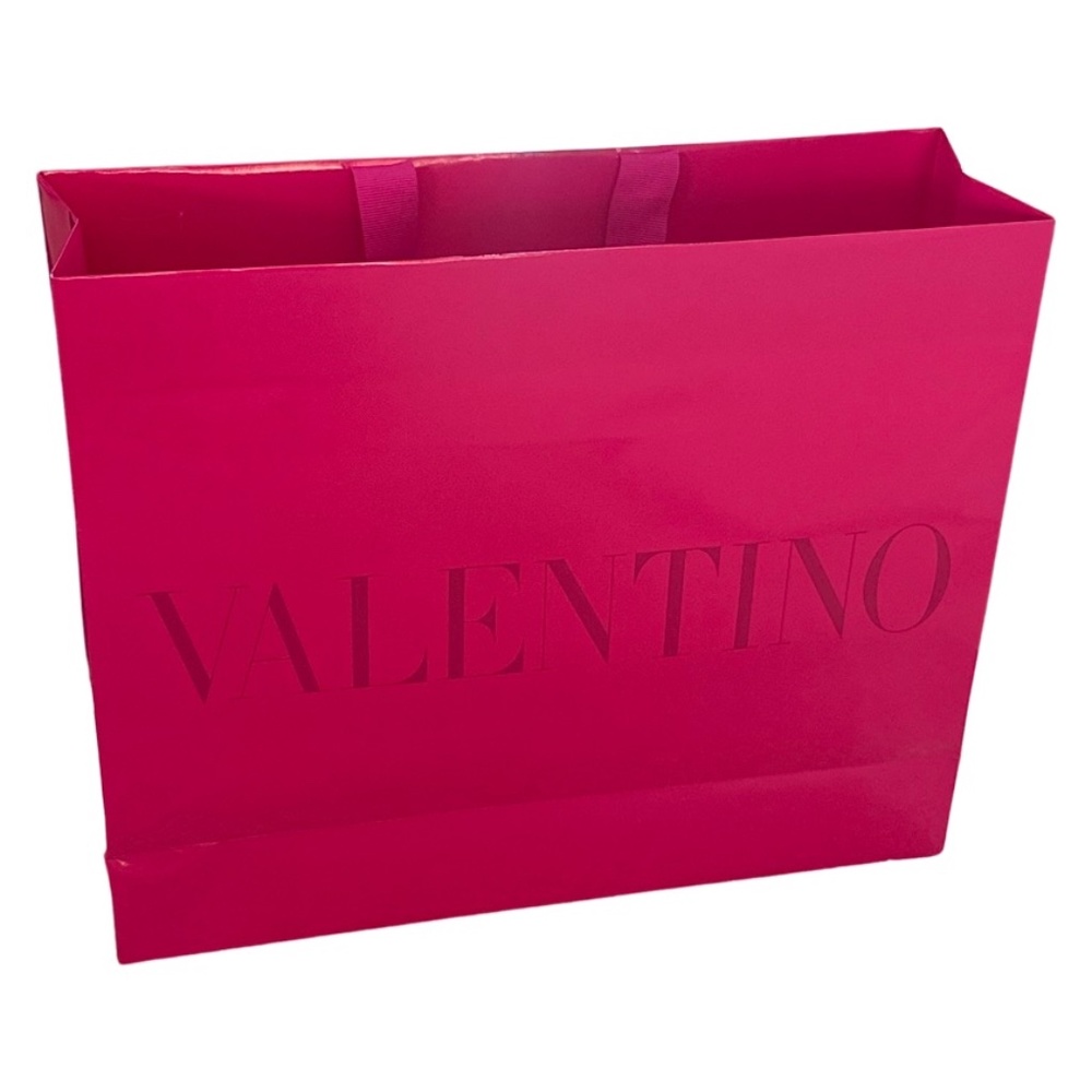 VALENTINO: Shopping bag - Pink 🛍️ Sz: 19” W x 16” H x 5.5” D